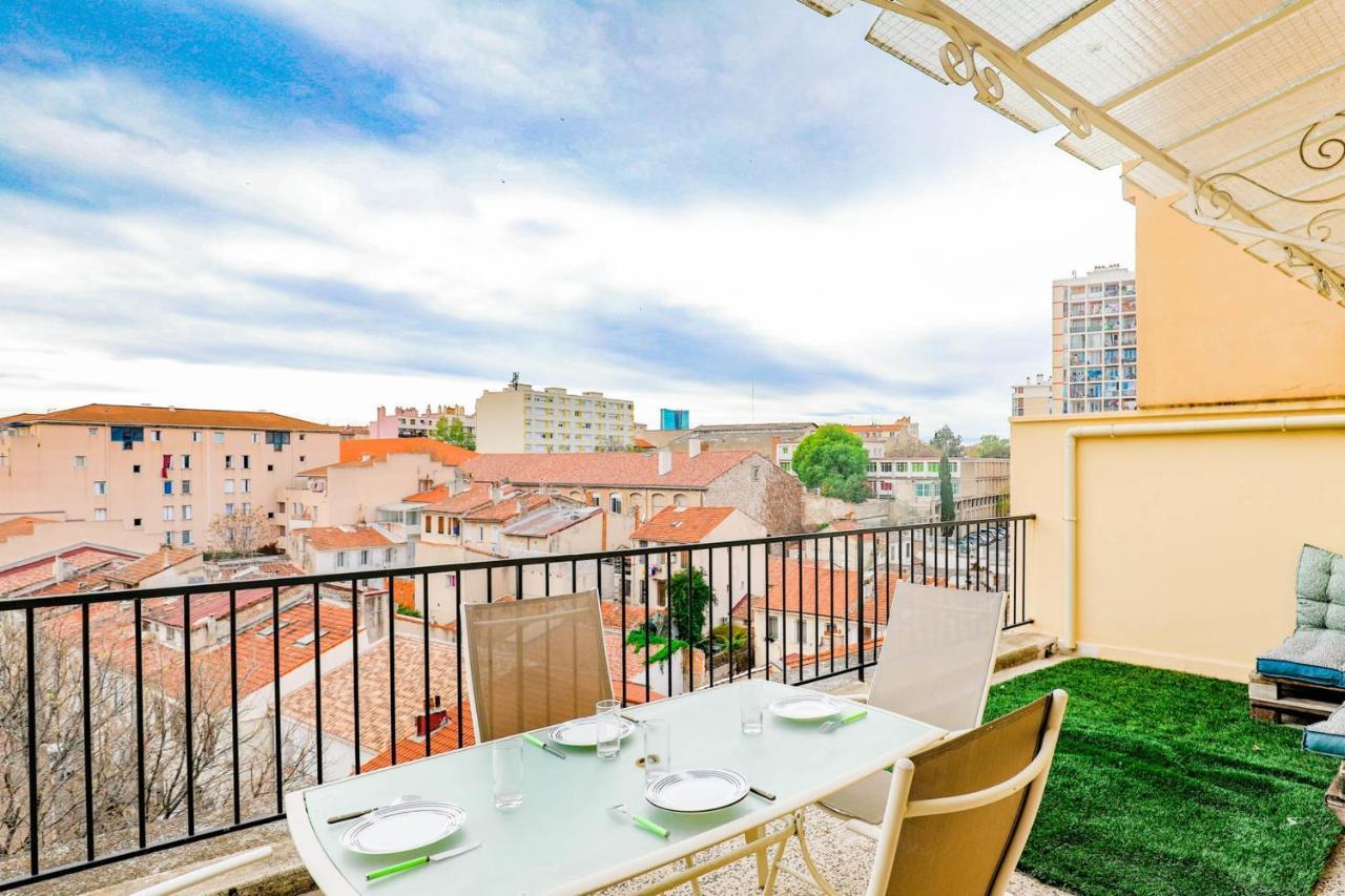 Апартаменты Terrasse Proche Belle De Mai Et Gare Saint-Charles Марсель Экстерьер фото