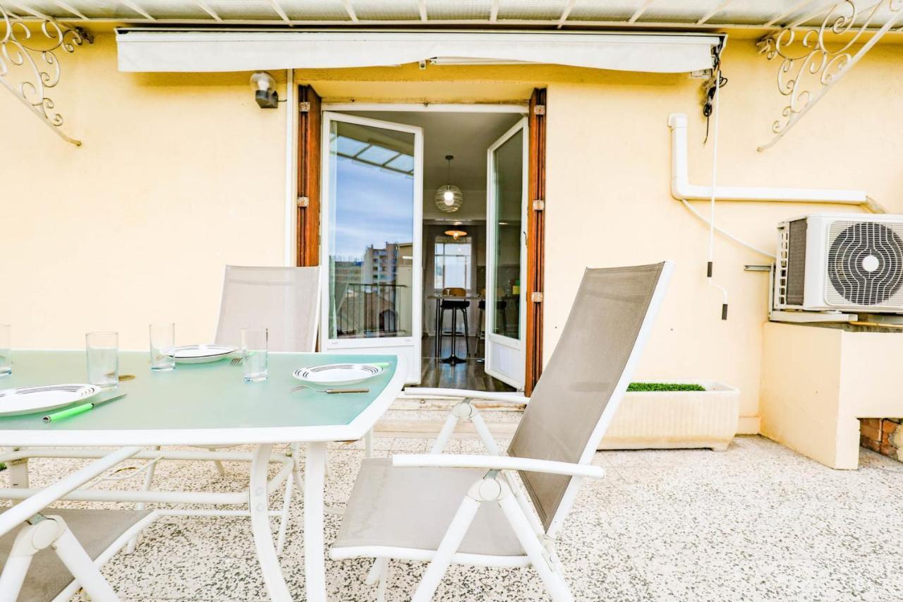 Апартаменты Terrasse Proche Belle De Mai Et Gare Saint-Charles Марсель Экстерьер фото
