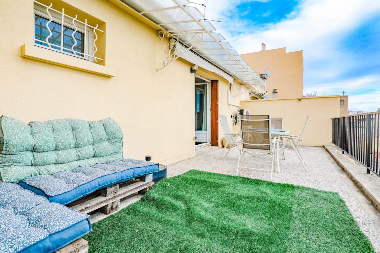 Апартаменты Terrasse Proche Belle De Mai Et Gare Saint-Charles Марсель Экстерьер фото