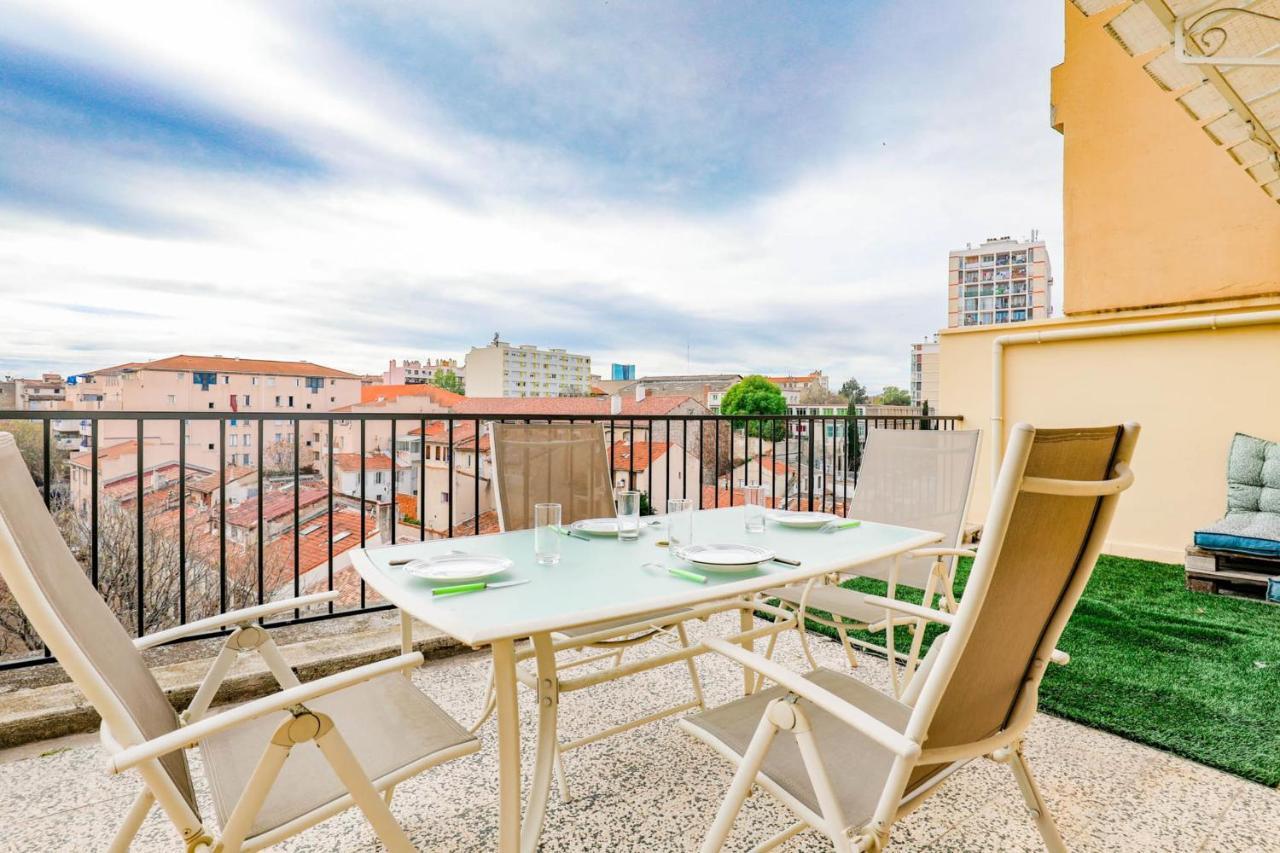 Апартаменты Terrasse Proche Belle De Mai Et Gare Saint-Charles Марсель Экстерьер фото